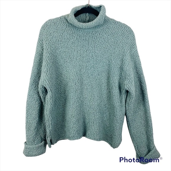 J Jill Cuffed Sleeve Turtleneck Sweater - Picture 1 of 6